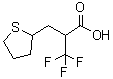 结构式 CAS# 480438-83-3, 3,3,3-三氟-(2-四氢噻吩基甲基)丙酸