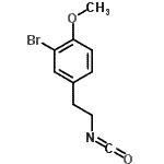 CAS#: 480439-05-2， 2-Bromo-4-(2-Isocyanatoethyl)-1-Methoxybenzene