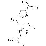CAS#: 480444-11-9， (4S,4'S)-2,2'-(3,3-Pentanediyl)Bis(4-Isopropyl-4,5-Dihydro-1,3-Oxazole)