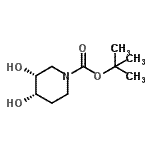 CAS#: 480450-33-7， 2-Methyl-2-Propanyl (3R,4S)-3,4-Dihydroxy-1-Piperidinecarboxylate