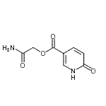 CAS#: 481712-65-6， 2-Amino-2-Oxoethyl 6-Oxo-1,6-Dihydro-3-Pyridinecarboxylate