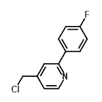 CAS#: 482376-13-6， 4-(Chloromethyl)-2-(4-Fluorophenyl)Pyridine