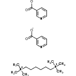 CAS#: 4845-30-1， N,N,N,N',N',N'-Hexamethyl-1,6-Hexanediaminium Dinicotinate