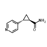 CAS#: 484654-26-4， (1R,2R)-2-(4-Pyridinyl)Cyclopropanecarboxamide