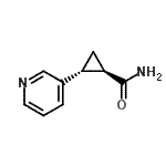 CAS#: 484654-41-3， (1R,2R)-2-(3-Pyridinyl)Cyclopropanecarboxamide