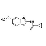 CAS#: 484657-63-8， N-(5-Methoxy-1,3-Benzothiazol-2-Yl)Cyclopropanecarboxamide