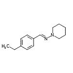 CAS#: 485356-46-5， (E)-1-(4-Ethylphenyl)-N-(1-Piperidinyl)Methanimine
