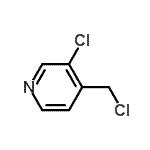 CAS#: 485828-89-5， 3-Chloro-4-(Chloromethyl)Pyridine