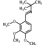 CAS#: 485842-36-2， (E)-N-(2-Methyl-2-Propanyl)-1-(2,3,4-Trimethoxyphenyl)Methanimine
