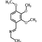 CAS#: 485842-38-4， (E)-N-Ethyl-1-(2,3,4-Trimethoxyphenyl)Methanimine