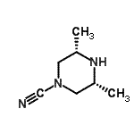 CAS#: 486414-64-6， (3R,5S)-3,5-Dimethyl-1-Piperazinecarbonitrile