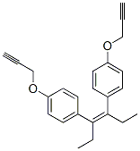 CAS 登录号：4870-89-7， 1-丙-2-炔氧基-4-[4-(4-丙-2-炔氧基苯基)己-3-烯-3-基]苯