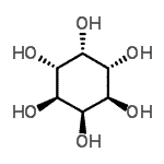 CAS#: 488-54-0， (1R,2R,3S,4S,5S,6S)-1,2,3,4,5,6-Cyclohexanehexol