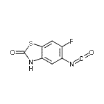 CAS#: 488133-65-9， 6-Fluoro-5-Isocyanato-1,3-Benzothiazol-2(3H)-One
