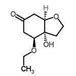 CAS#: 488138-32-5， (3aR,4S,7aR)-4-Ethoxy-3A-Hydroxyhexahydro-1-Benzofuran-6(2H)-One