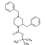 CAS#: 489437-72-1， 2-Methyl-2-Propanyl 2,4-Dibenzyl-1-Piperazinecarboxylate