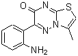CAS#: 491581-72-7， 6-(2-Aminophenyl)-3-Methyl-7H-[1,3]Thiazolo[3,2-b][1,2,4]Triazin-7-One