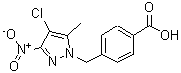 CAS#: 491831-83-5， 4-[(4-Chloro-5-Methyl-3-Nitro-1H-Pyrazol-1-Yl)Methyl]Benzoic Acid
