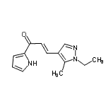 CAS#: 492426-52-5， (2E)-3-(1-Ethyl-5-Methyl-1H-Pyrazol-4-Yl)-1-(1H-Pyrrol-2-Yl)-2-Propen-1-One