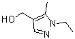structure of CAS# 494214-31-2, (1-Ethyl-5-Methyl-1H-Pyrazol-4-Yl)Methanol;(1-Ethyl-5-methyl-1H-pyrazol-4-yl)-methanol;(1-ethyl-5-methylpyrazol-4-yl)methan-1-ol;MFCD02253732