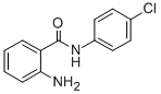 结构式 CAS# 4943-86-6, 2-氨基-N-(4-氯-苯基)-苯甲酰胺