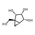CAS#: 495397-80-3， (1S,2S,3R,4R,5R)-1-(Hydroxymethyl)Bicyclo[3.1.0]Hexane-2,3,4-Triol