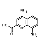 CAS#: 495409-11-5， 4,8-Diamino-2-Quinolinecarboxylic Acid