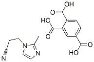 CAS#: 49556-76-5， Benzene-1,2,4-Tricarboxylic Acid, Compound With 2-Methyl-1H-Imidazole-1-Propiononitrile (1:1)