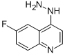 结构式 CAS# 49612-09-1, 6-氟-4-肼基喹啉
