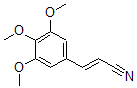 CAS#: 49621-49-0， 3-(3,4,5-Trimethoxyphenyl)-2-Propenenitrile