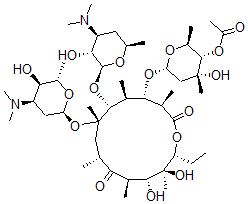 CAS#: 49669-75-2， Megalomycin A 4'-O-Acetate