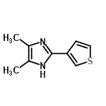 CAS#: 496807-49-9， 4,5-Dimethyl-2-(3-Thienyl)-1H-Imidazole