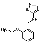 CAS 登录号：496809-57-5， N-(2-乙氧基苄基)-1H-1,2,4-三唑-5-胺