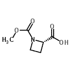 CAS#: 496918-46-8， (2S)-1-(Methoxycarbonyl)-2-Azetidinecarboxylic Acid