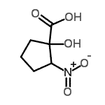 CAS#: 4970-87-0， 1-Hydroxy-2-Nitrocyclopentanecarboxylic Acid