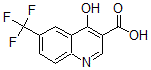 structure of CAS# 49713-47-5, 4-Hydroxy-6-(Trifluoromethyl)-3-Quinolinecarboxylic Acid;3-Quinolinecarboxylic Acid, 1,4-Dihydro-4-Oxo-6-(Trifluoro;4-HYDROXY-6-(TRIFLUOROMETHYL)-3-QUINOLINECARBOXYLIC ACID;4-HYDROXY-6-(TRIFLUOROMETHYL)QUINOLINE-3-CARBOXYLIC ACID