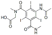 CAS#: 49755-86-4， 2-[N-[3-(Acetylamino)-2,4,6-Triiodo-5-(Methylaminocarbonyl)Benzoyl]-N-Methylamino]Acetic Acid