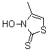 structure of CAS# 49762-08-5, 3-Hydroxy-4-Methyl-2(3H)-Thiazolethione;3-Hydroxy-4-Methyl-Thiazole-2-Thione;3-Hydroxy-4-Methyl-2-Thiazolethione;Zinc01589244