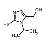 CAS#: 497855-90-0， 5-(Hydroxymethyl)-1-Isopropyl-1,3-Dihydro-2H-Imidazole-2-Thione