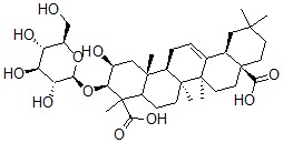 CAS#: 49792-23-6， Medicagenic Acid-3-O-Glucopyranoside