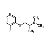 CAS#: 497948-95-5， (2R)-1-[(4-Fluoro-3-Pyridinyl)Oxy]-N,N-Dimethyl-2-Propanamine
