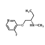 CAS#: 497949-29-8， (2S)-1-[(4-Fluoro-3-Pyridinyl)Oxy]-N-Methyl-2-Butanamine