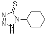 结构式 CAS# 49847-44-1, 1-环己基-1,2-二氢-5H-四唑-5-硫酮