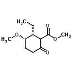 CAS#: 498570-96-0， Methyl (2R,3S)-2-Ethyl-3-Methoxy-6-Oxocyclohexanecarboxylate