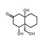 CAS#: 498575-30-7， (4R,4aR,8aS)-4,8A-Dihydroxy-4A-(Hydroxymethyl)Octahydro-2(1H)-Naphthalenone