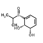 CAS 登录号：499202-03-8， (1S,2S)-3-[(S)-异丙基亚磺酰]-3,5-环己二烯-1,2-二醇