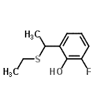 CAS#: 499235-11-9， 2-[1-(Ethylsulfanyl)Ethyl]-6-Fluorophenol