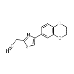 CAS#: 499771-17-4， [4-(2,3-Dihydro-1,4-Benzodioxin-6-Yl)-1,3-Thiazol-2-Yl]Acetonitrile