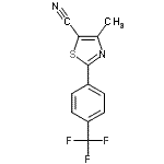 CAS#: 499796-94-0， 4-Methyl-2-[4-(Trifluoromethyl)Phenyl]-1,3-Thiazole-5-Carbonitrile
