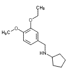 CAS 登录号：499997-32-9， N-(3-乙氧基-4-甲氧基苄基)环戊烷胺